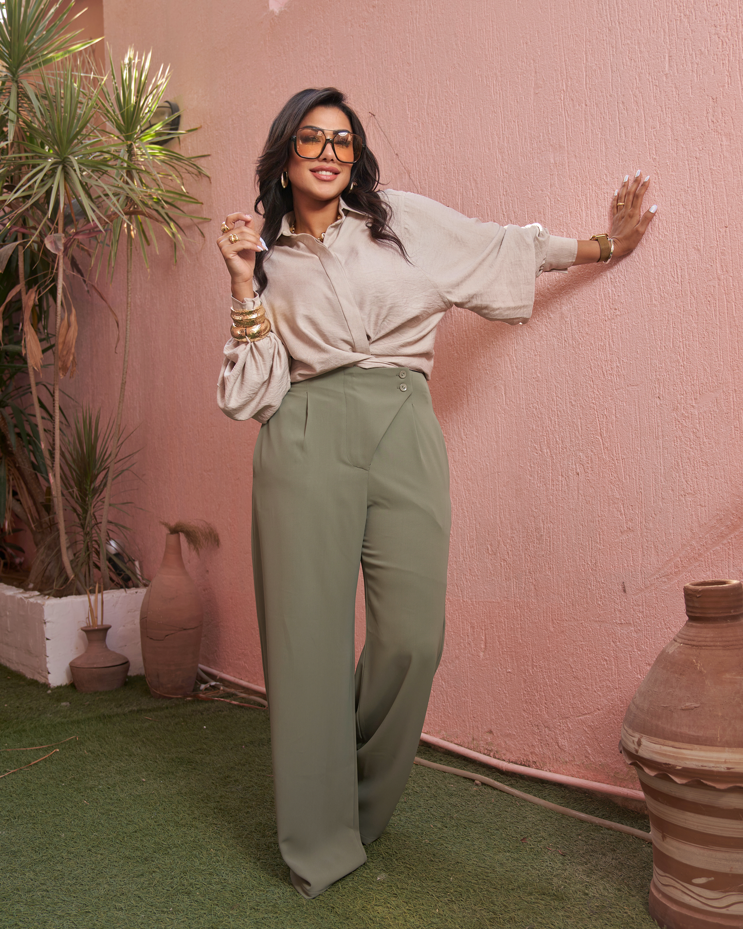 Double Button Pants