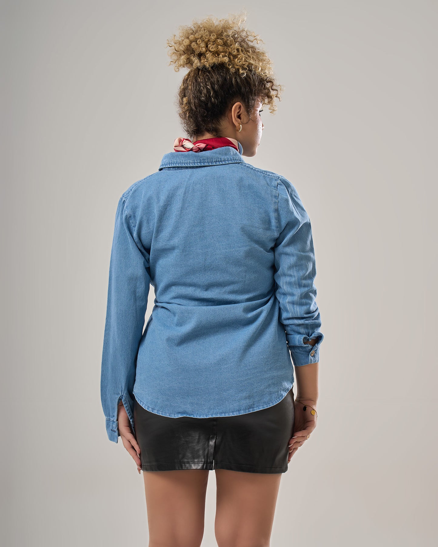 Denim Blouse long sleeves