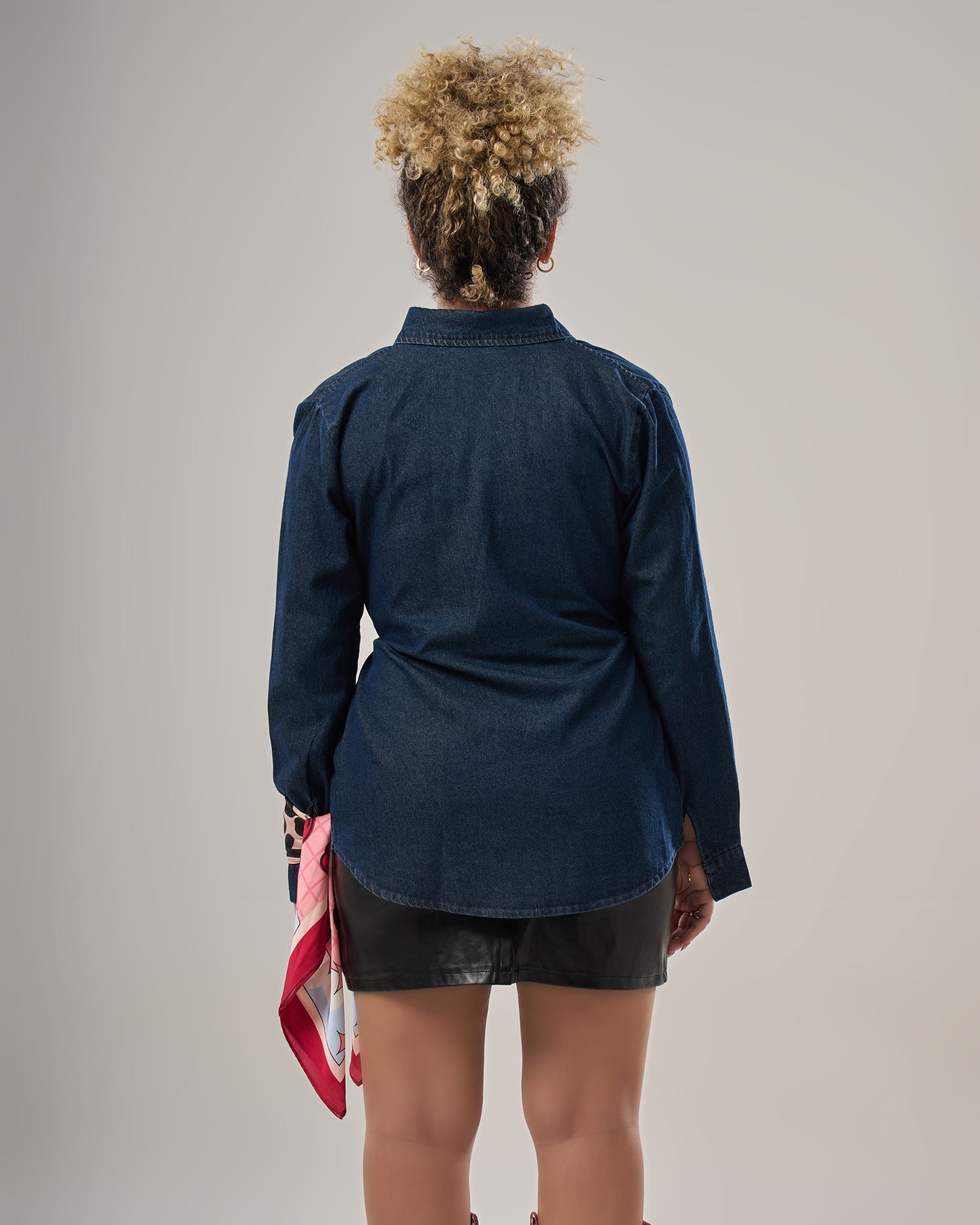 Denim Blouse long sleeves