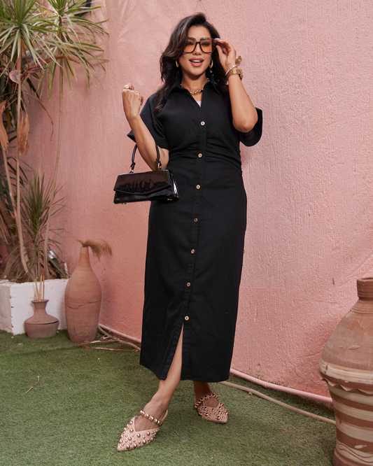 Black Linen dress